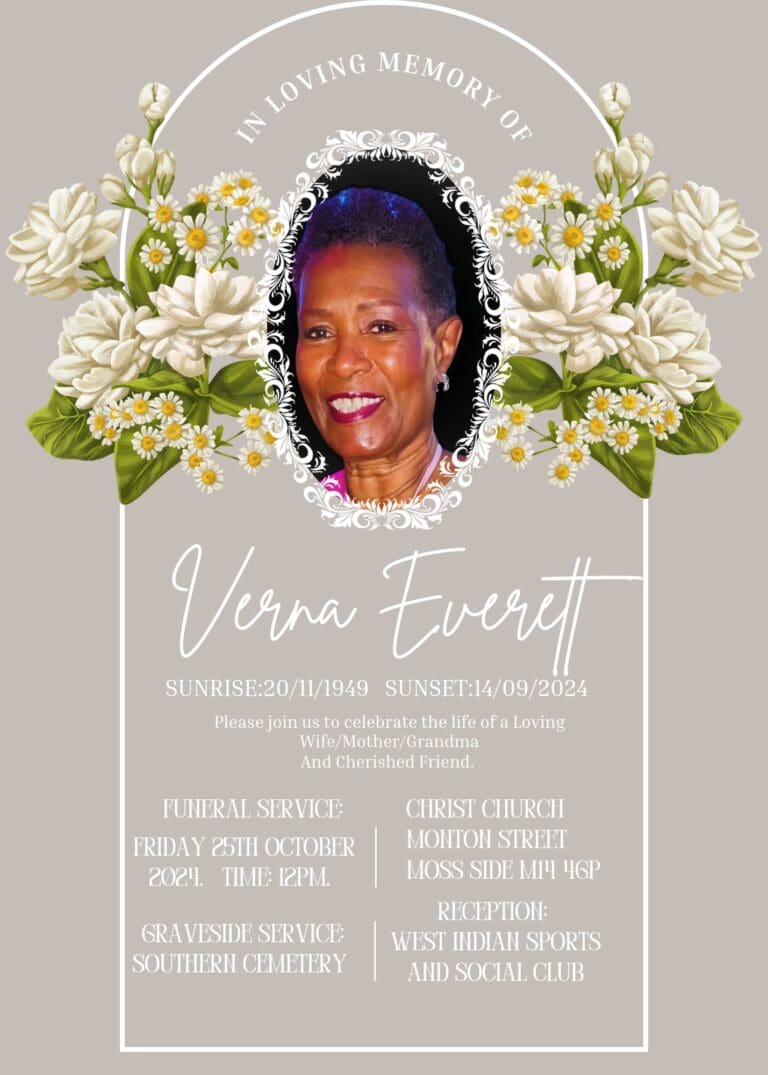 In Loving Memory Of Verna Radio Diamond