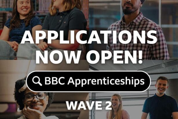Applications now open BBC Apprenticeships Wave 2