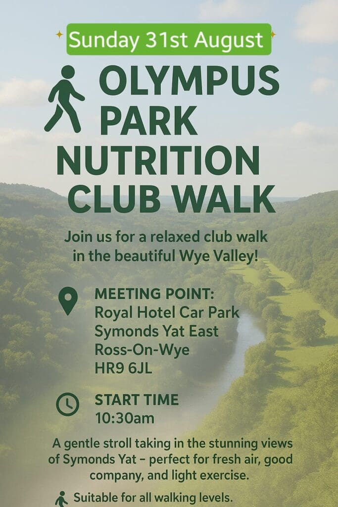 OLYMPUS PARK NUTRITION CLUB WALK