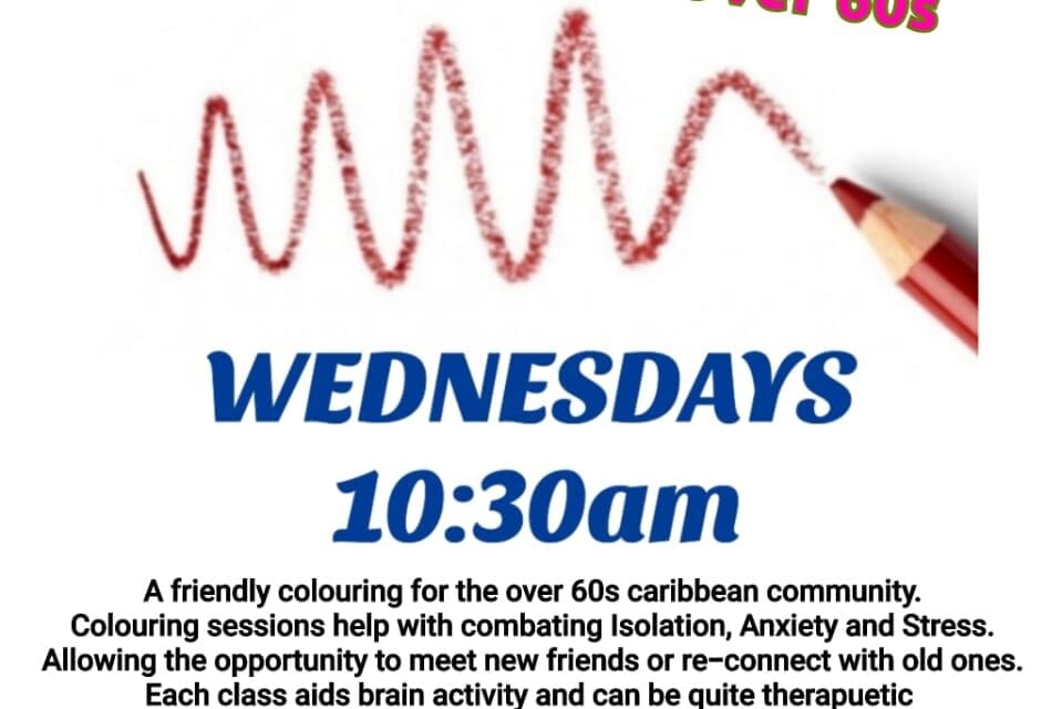 Over 60s Caribbean Colouring Group
